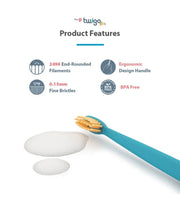 Flipper Toothbrush Cover & Toothbrush Combo Pack
