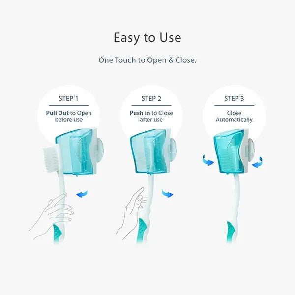 Flipper Twigo Adult Toothbrush Combo Pack - Smoke Travel Set