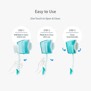 Flipper Twigo Adult Toothbrush Combo Pack - Smoke Travel Set