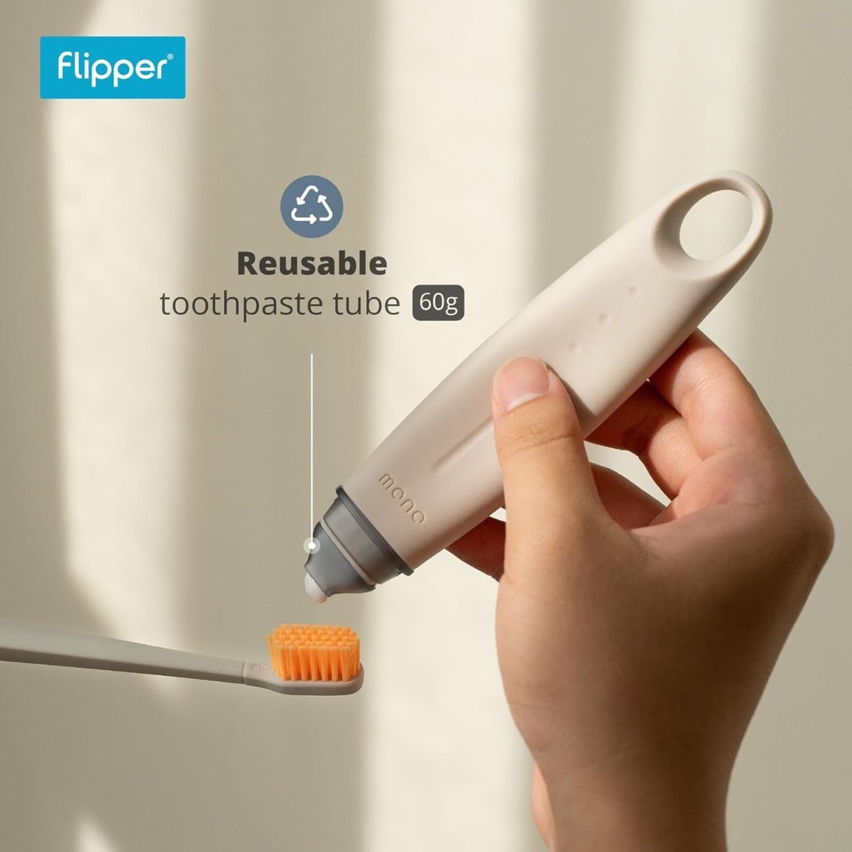 Flipper Mono Oral Care Kit Garage Navy - Kids Toothbrush Set
