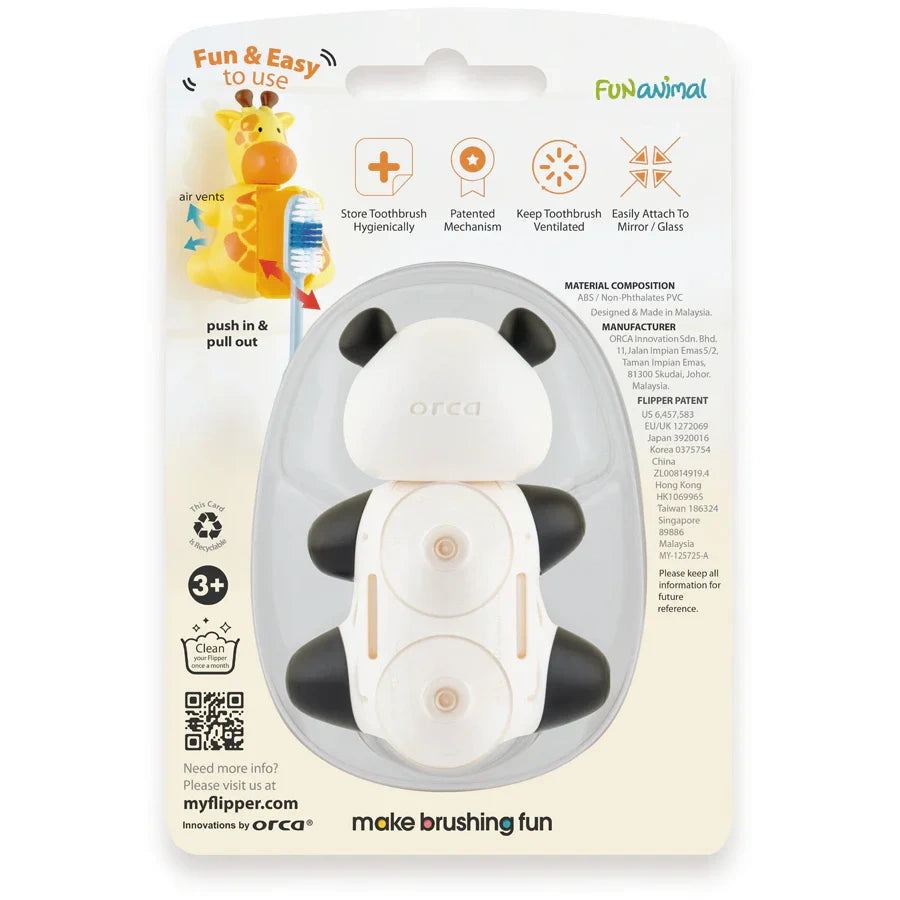 Flipper Toothbrush Cover - Panda