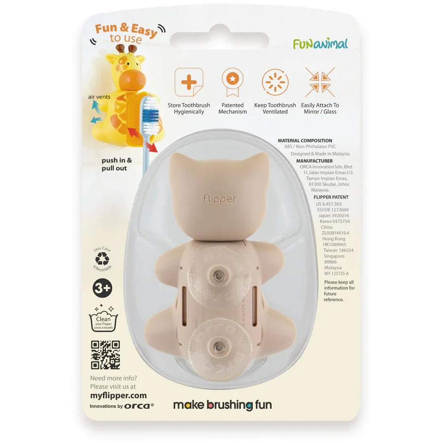 Flipper Toothbrush Cover Cat