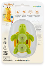 Flipper Toothbrush Cover - Fun Animal Turtle