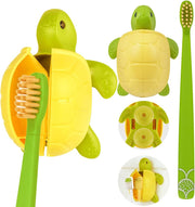 Flipper Turtle Fun Animal Toothbrush Cover - Kids Travel Case