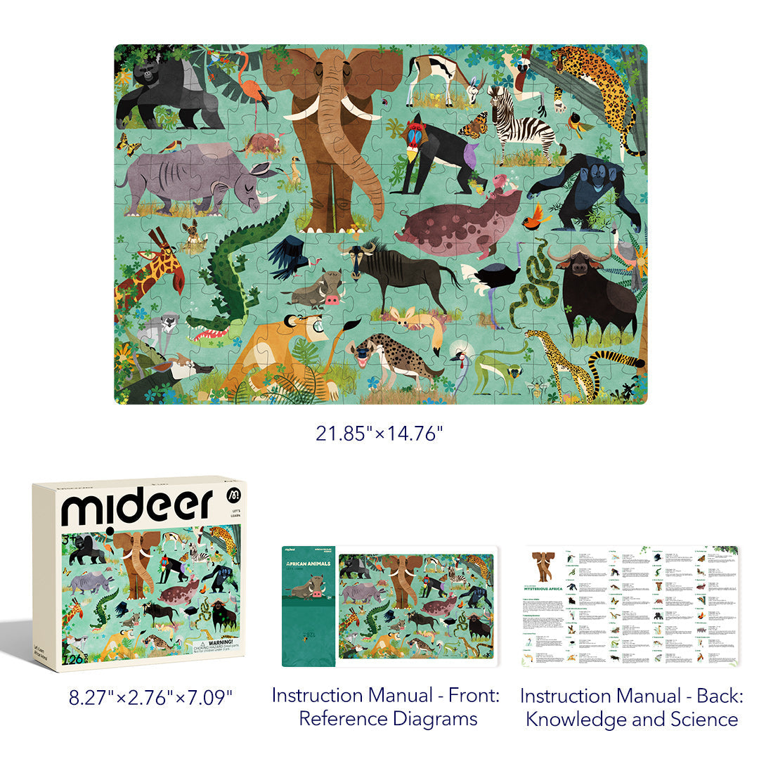 Mideer Let's Learn: African Animals