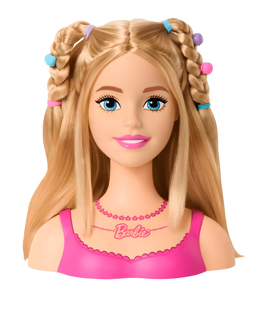 Barbie Doll Styling Head with 20 Hair Accessories