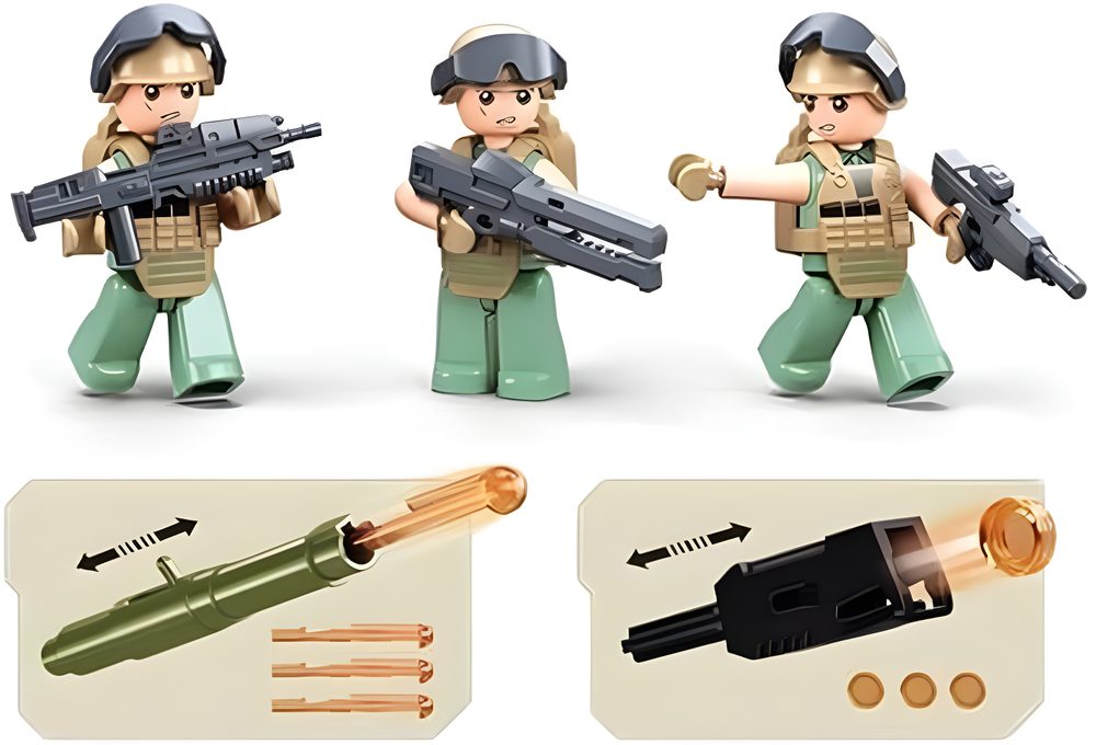 Sluban ARMY OEF-M1XS Main Battle Tank Building Set