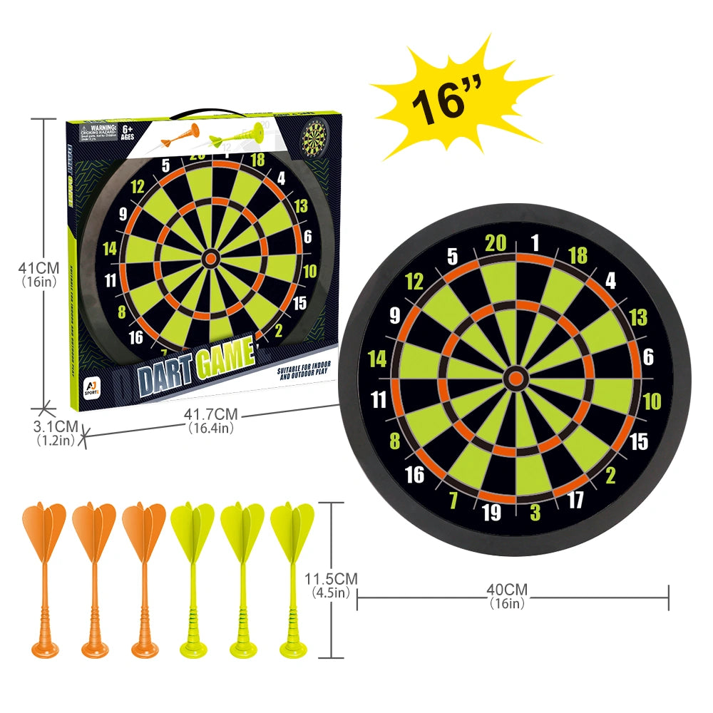 Aojie Sport 16" Target Set with 6 Darts