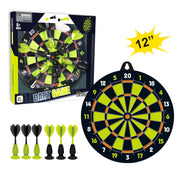 Aojie Sport 12" Target Set with 6 Darts