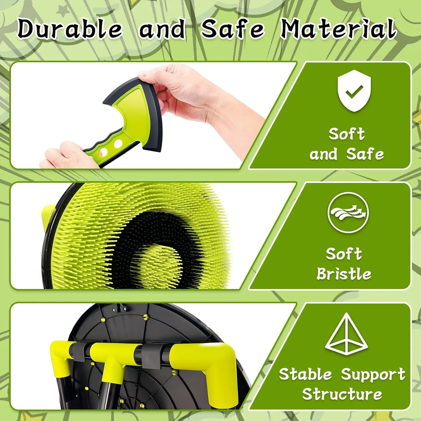 Aojie Sport 4-in-1 Axe Throwing Game Set with Bow and Arrows