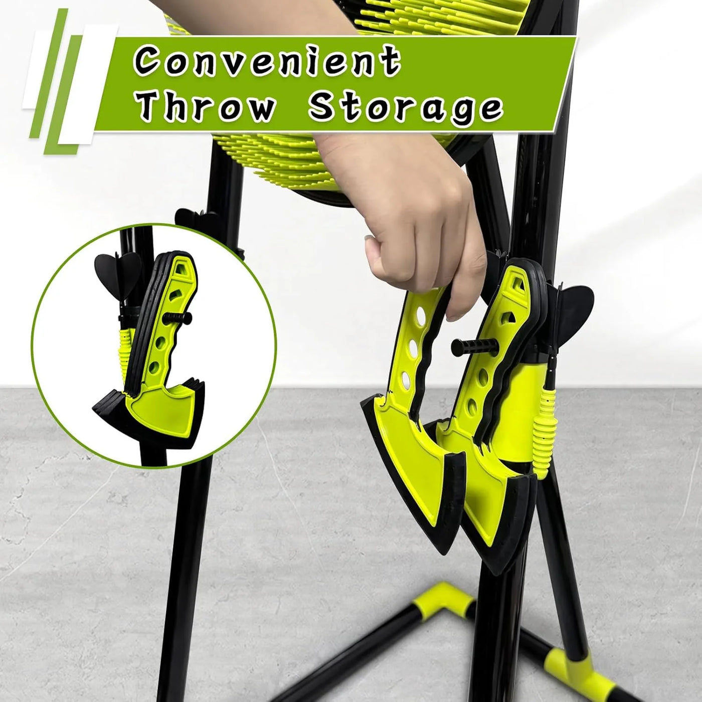Aojie Sport 4-in-1 Axe Throwing Game Set with Bow and Arrows