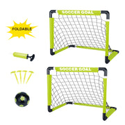 Aojie Sport Foldable Football Goal Set with Ball for Kids