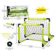 Aojie Sport Foldable Football Goal Set with Ball for Kids