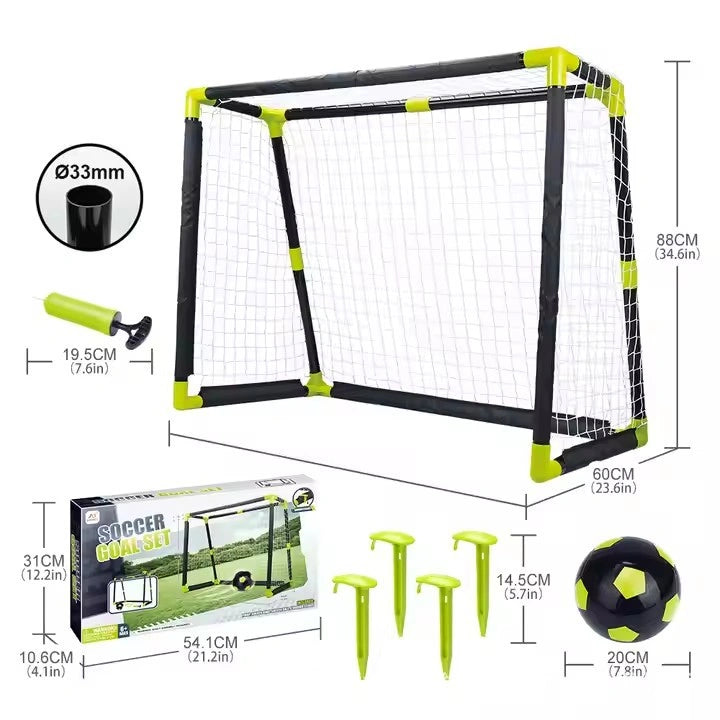 Aojie Sport Soccer Goal Set With Two Goals And Ball