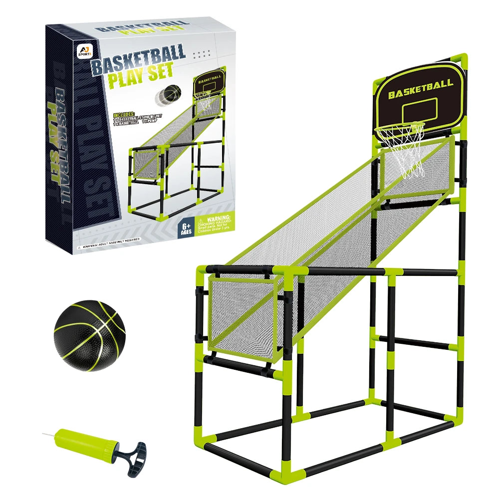 Aojie Sport Basketball Set With 5.5 Inch Ball Ages 6 Plus
