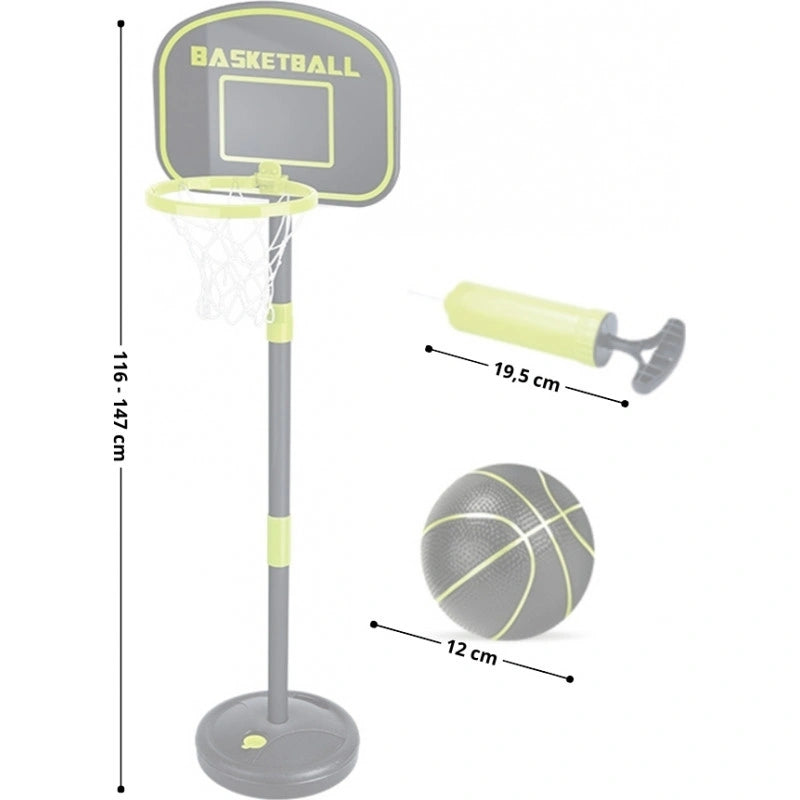 Aojie Sport Basketball Set With 4.5" Ball