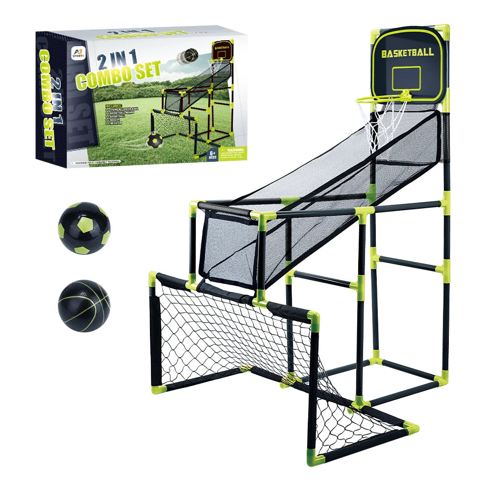Aojie Sport 2 In 1 Combo Set (Basketball, Soccer Set)