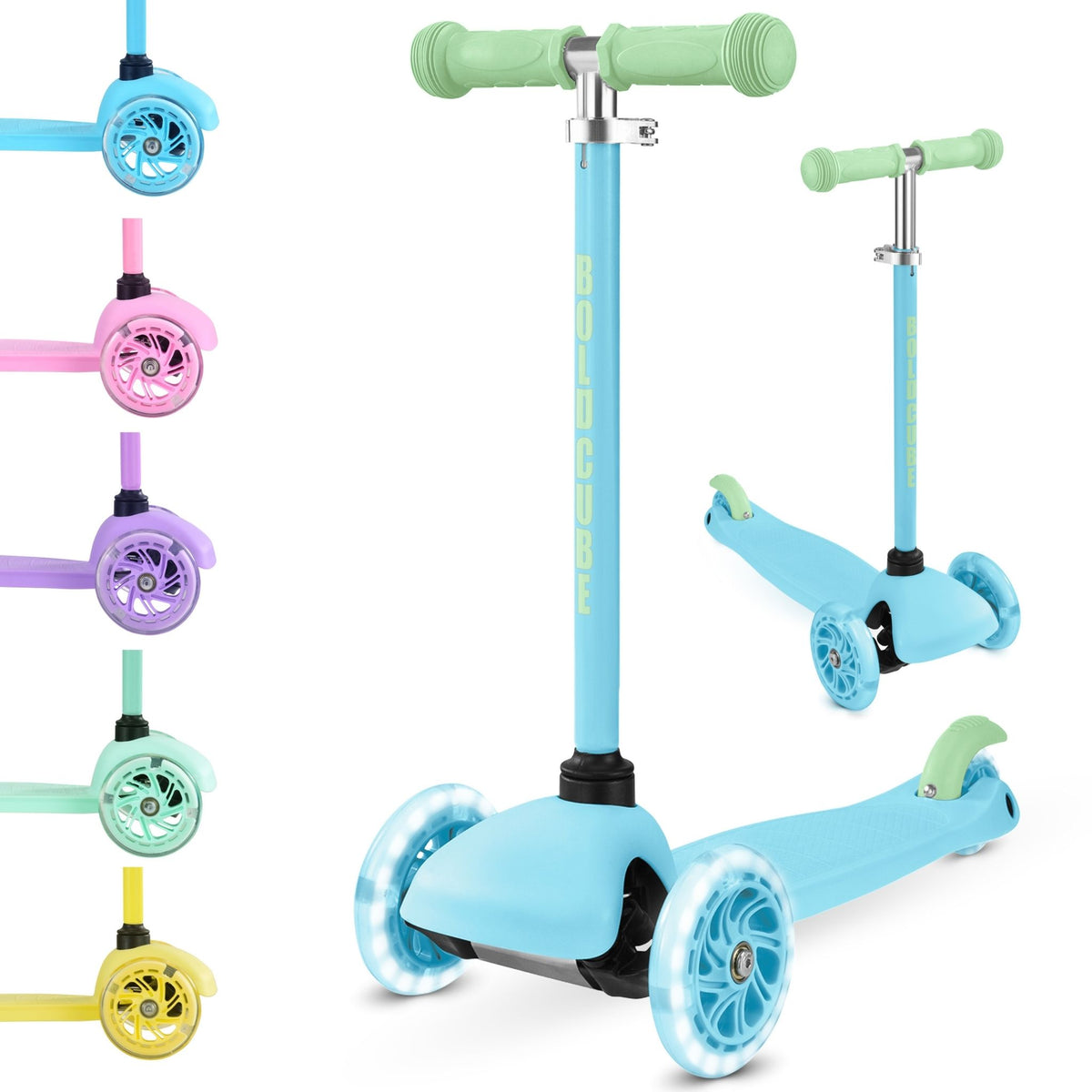 Bold Cube Three Wheel Scooter Teeny - Blue