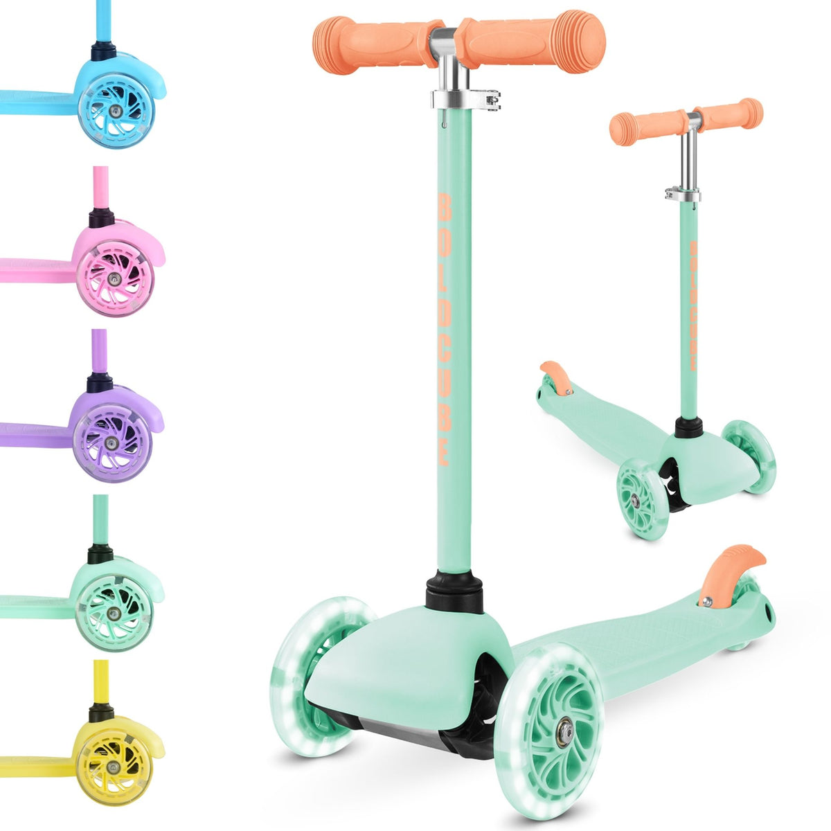 Bold Cube Three Wheel Scooter Teeny - Mint