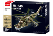 Sluban Model Bricks Mi-24S Gunship 3-in-1 1/35 (893 Pieces)