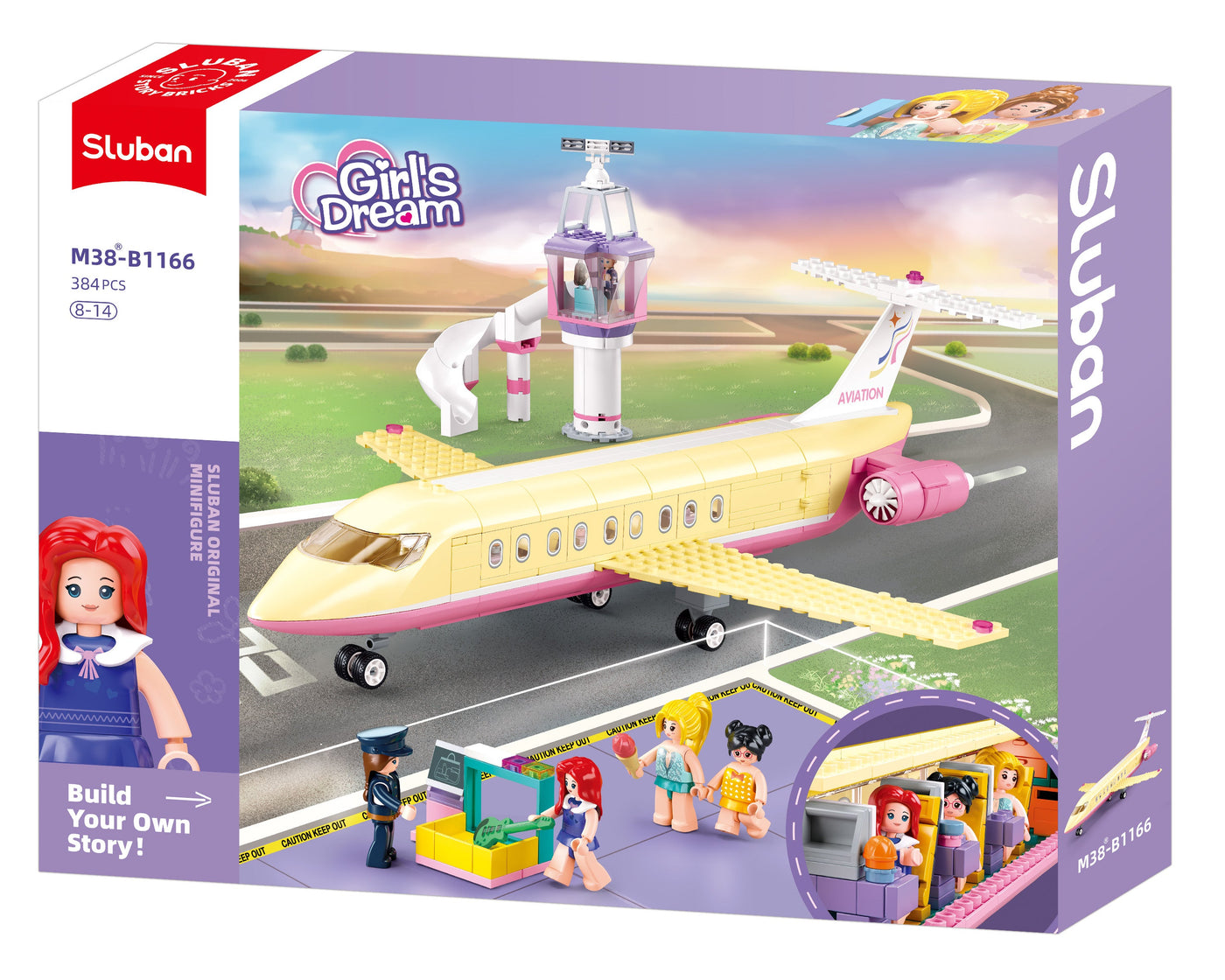 Sluban Girls Dream Plane (384 Pieces)