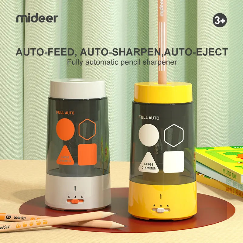 Mideer Automatic Pencil Sharpener - Cloudy Grey