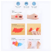 Mideer Washable Silky Crayon - 12 Colours - Age 3+