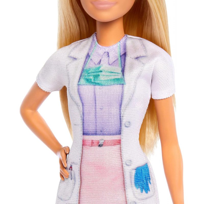 Barbie Dentist Doll with Kid, Chair & Dental Accessories