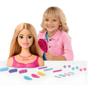 Barbie Doll Styling Head with 20 Hair Accessories