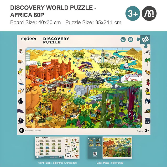 Mideer Discovery Puzzle Big World Small World - South America