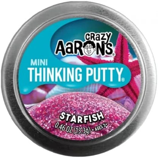Crazy Aaron's Mini Starfish Thinking Putty Tin