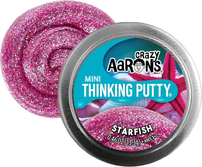 Crazy Aaron's Mini Starfish Thinking Putty Tin