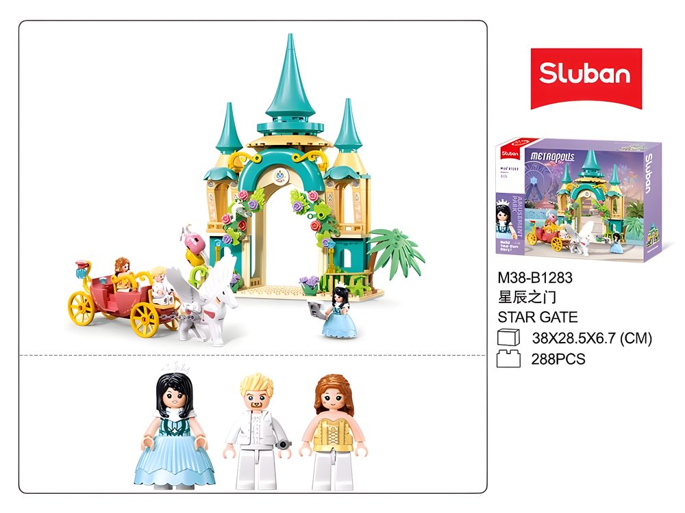 Sluban Metropolis Star Gate - 288 Pieces
