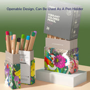 Mideer Vibrant Coloured Pencil Set - 36 Colours