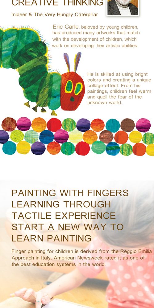 Mideer Finger Paint 8 Colours Age 3+