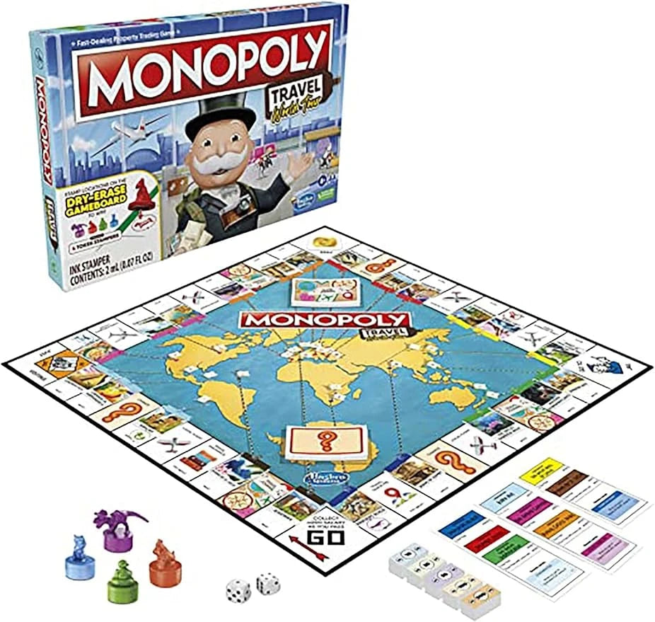 Monopoly World Tour Board Game