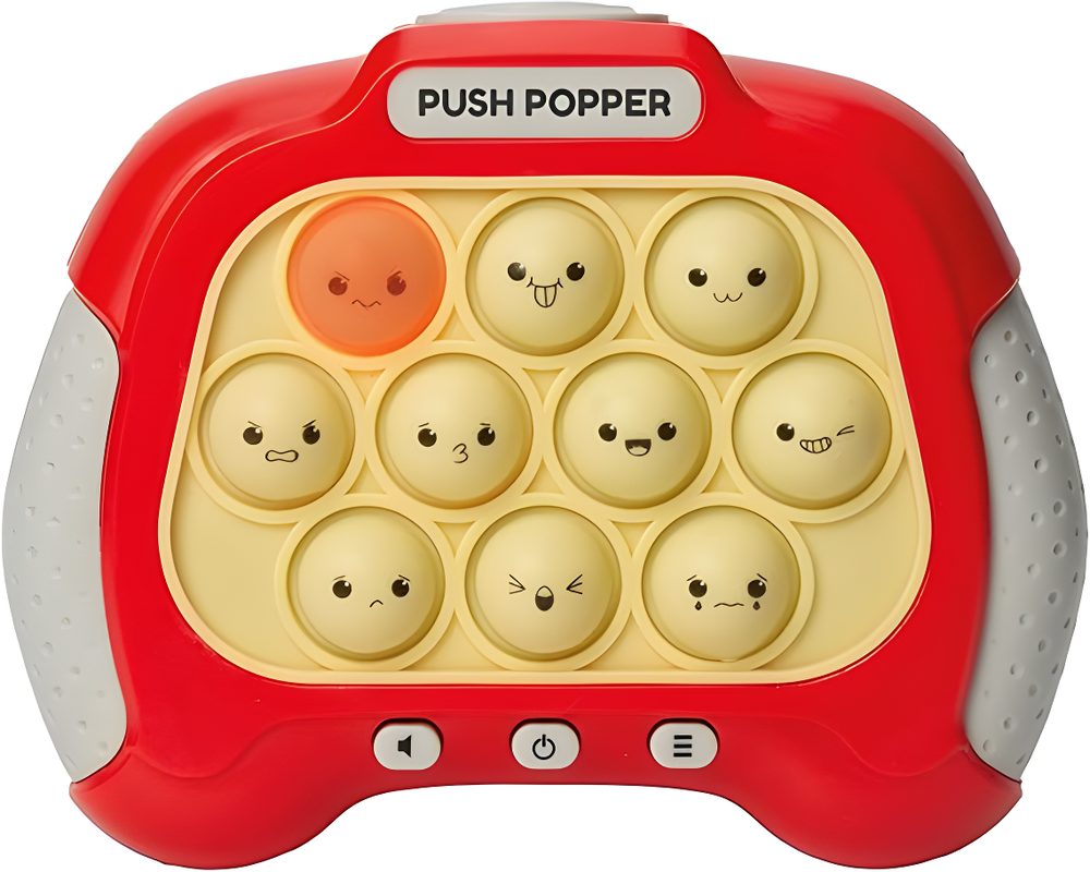 The Source Push Popper Game Interactive Toy Red