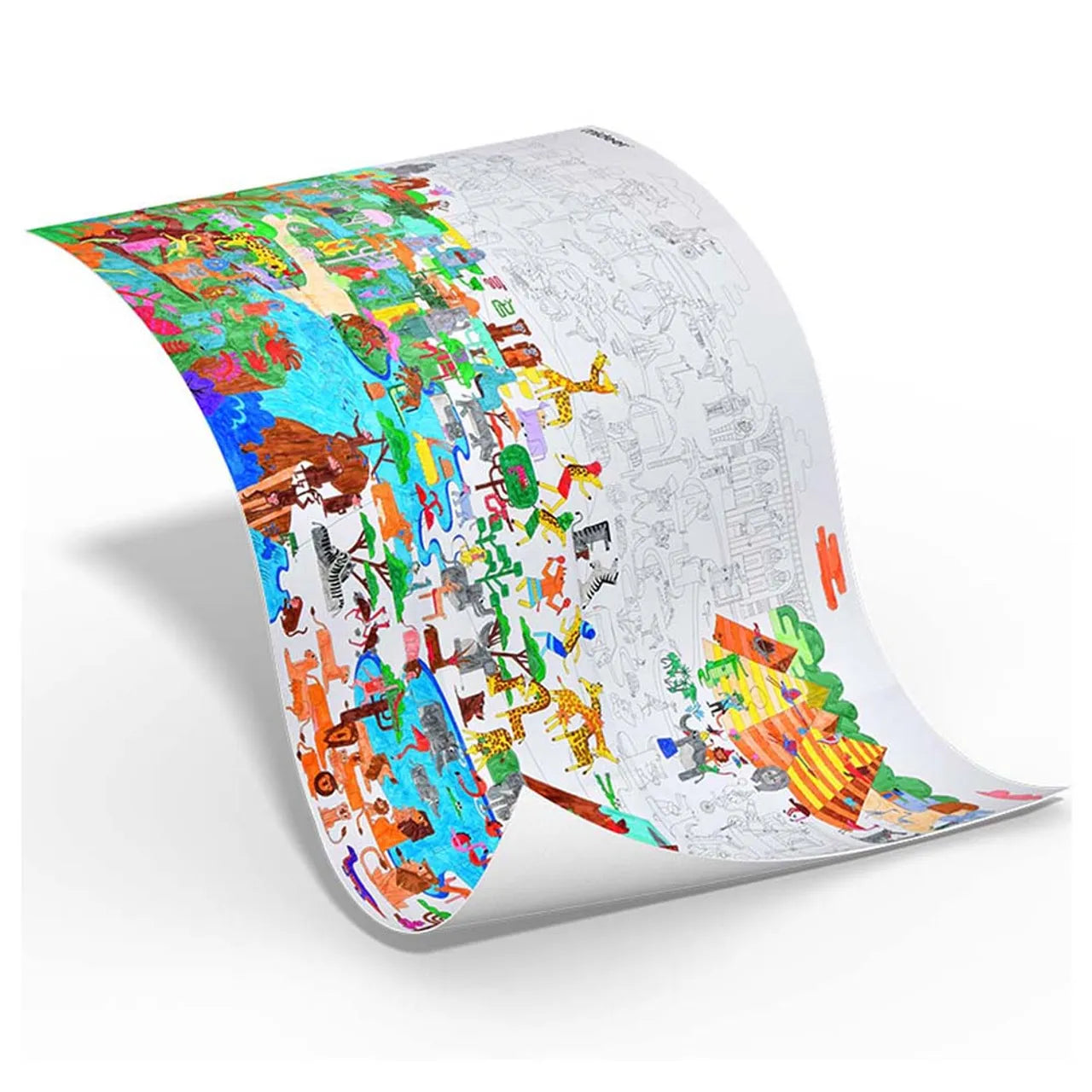 Mideer World Traveler Coloring Poster Asia