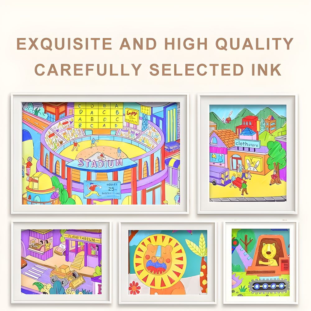 Mideer Washable Marker Small Tip 48 Colours