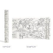 Mideer Adhesive Coloring Scroll The Magic Zoo