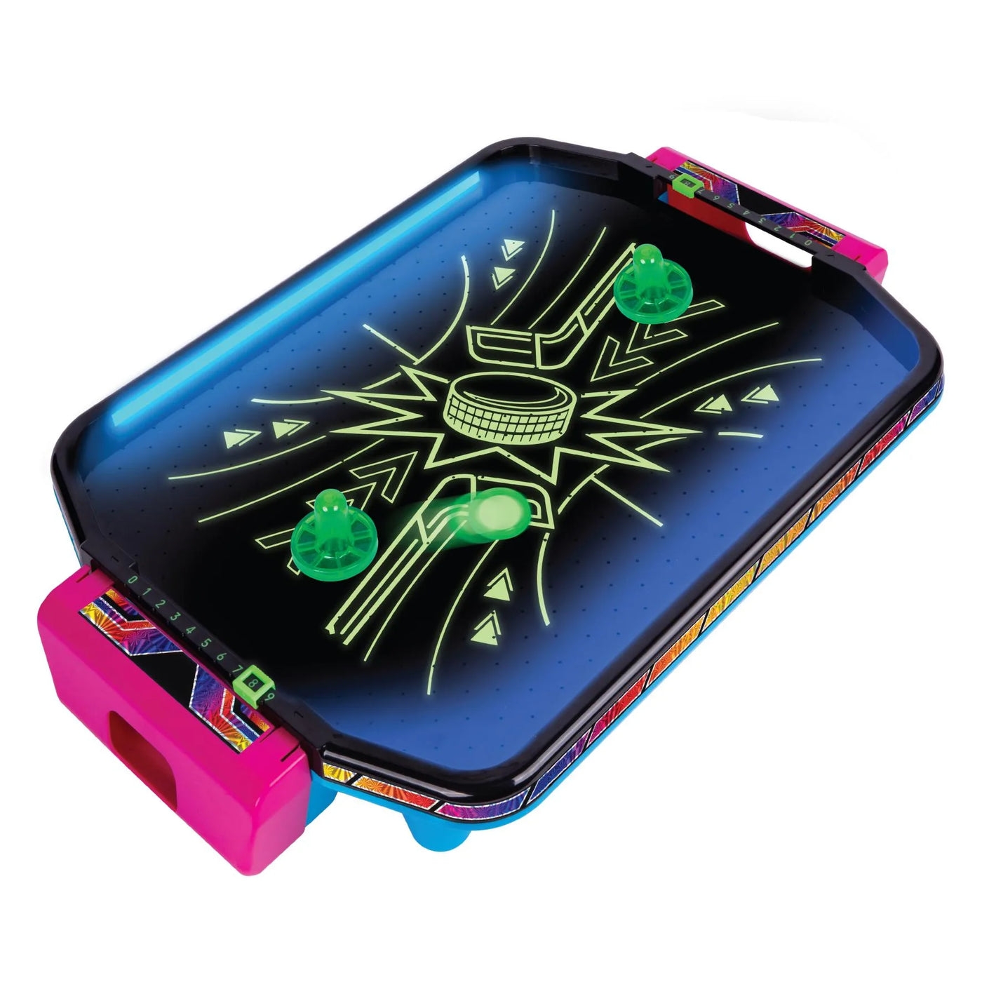 Ambassador Electronic Arcade Air Hockey Hyper Neon Series