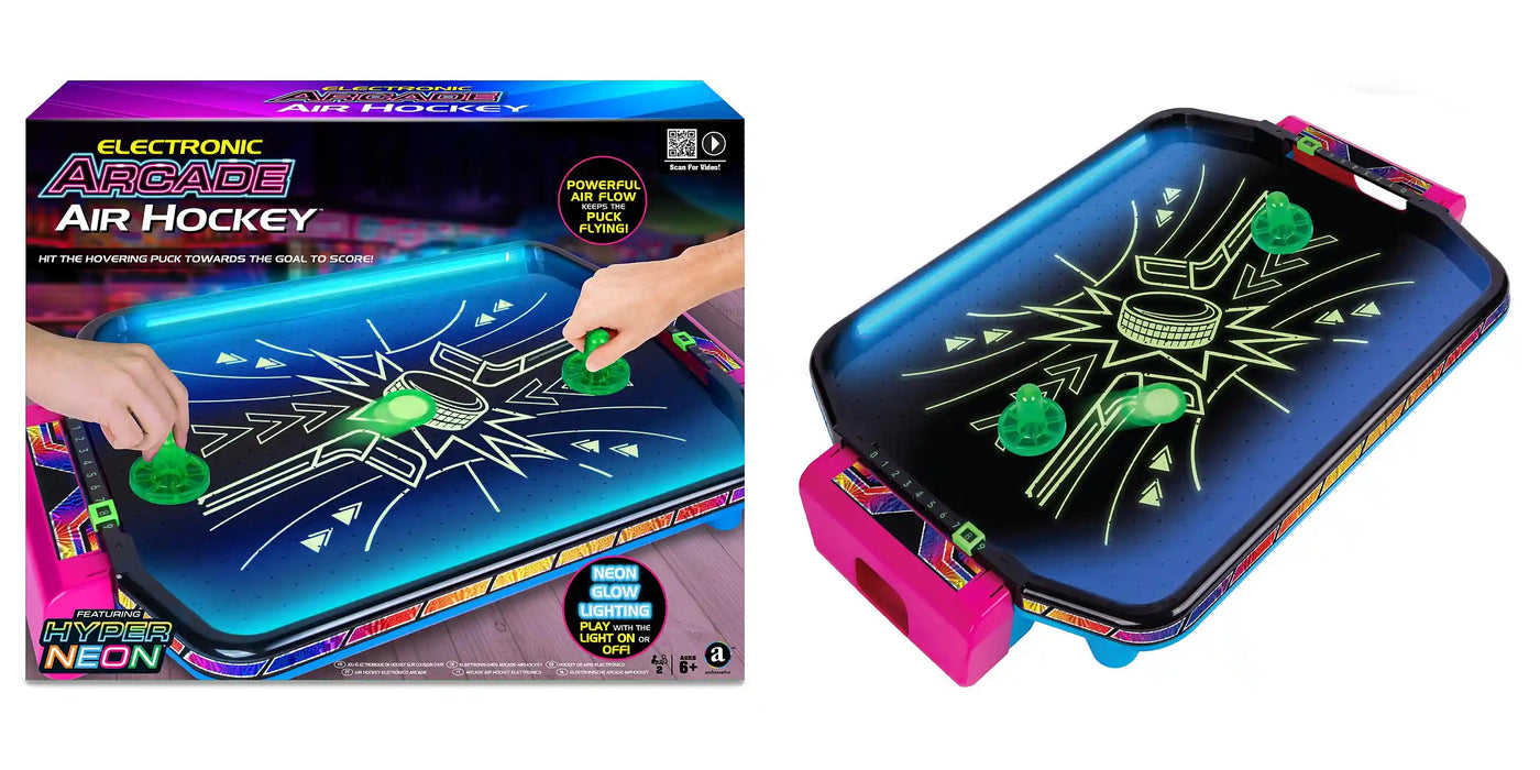 Ambassador Electronic Arcade Air Hockey Hyper Neon Series
