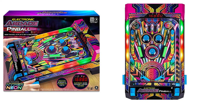 Ambassador Electronic Arcade Pinball Hyper Neon Series