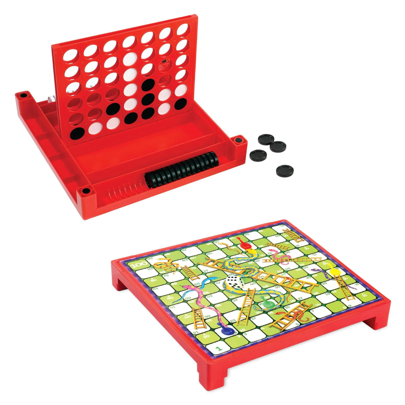 Ambassador 4 in a Row & Snakes & Ladders Combo