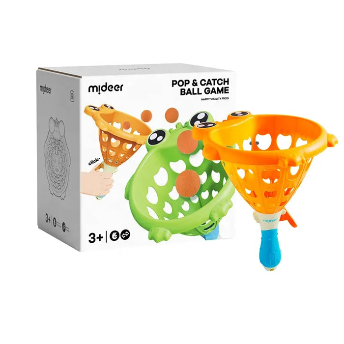Mideer Pop and Catch Ball Game, Happy Vitality Frog
