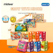 Mideer Level Up Puzzle 7 World Travel Age 6+