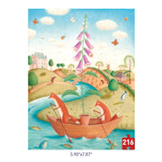 Mideer Pocket Series Puzzle Fish Also Like Flowers