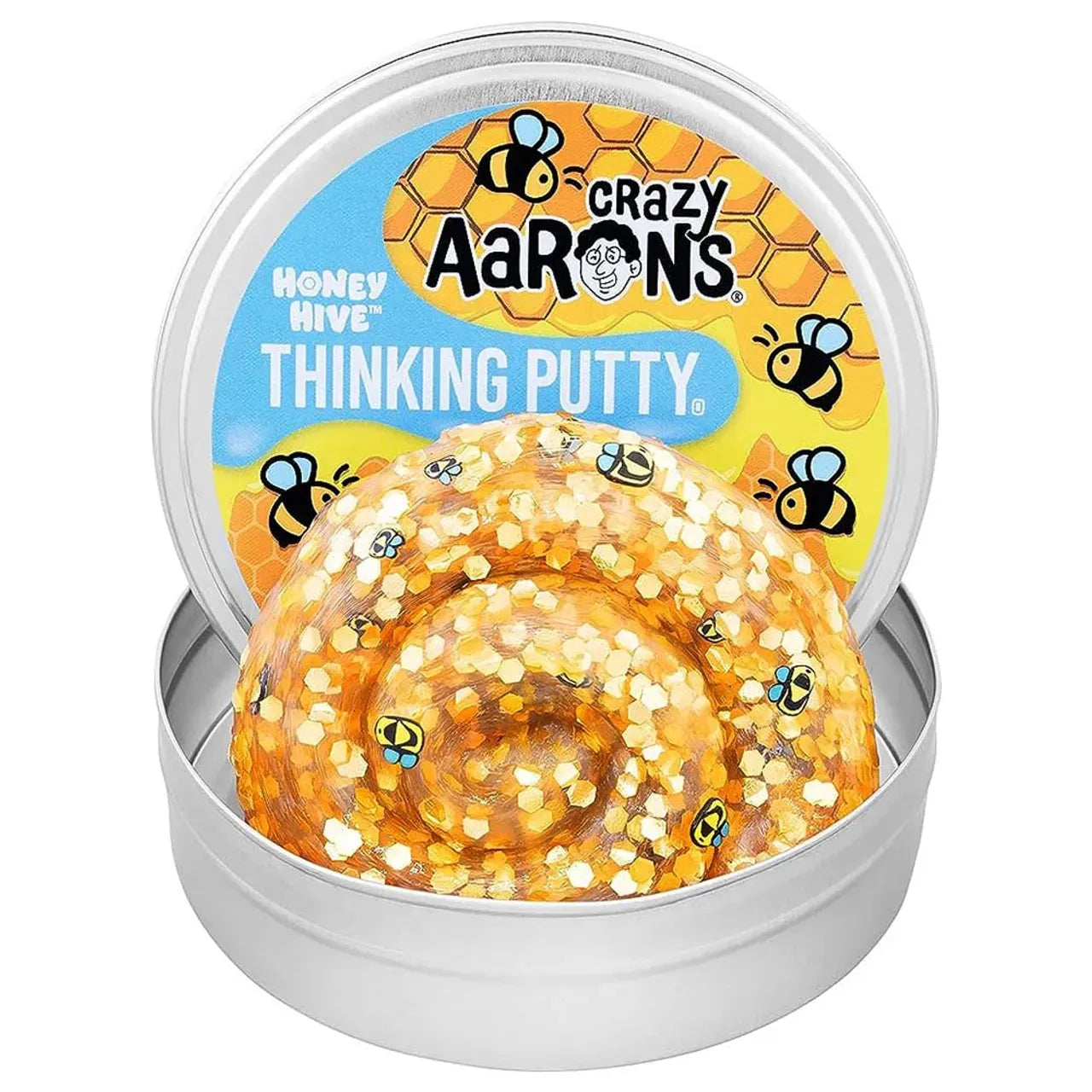 Crazy Aaron's Honey Hive Thinking Putty (Full Size Tin)