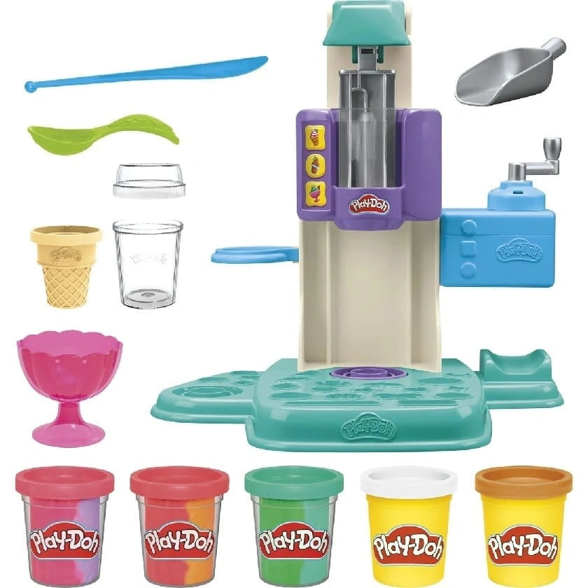 Play-Doh Rainbow Swirl Ice Cream Playset