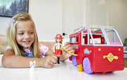 Chelsea Fire Engine Playset with Doll, Puppy & Accessories